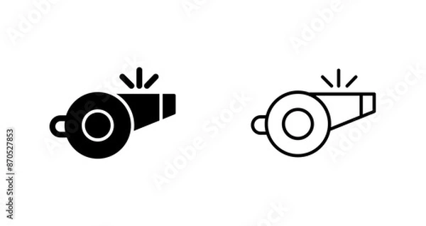 Obraz Whistle Vector Icon