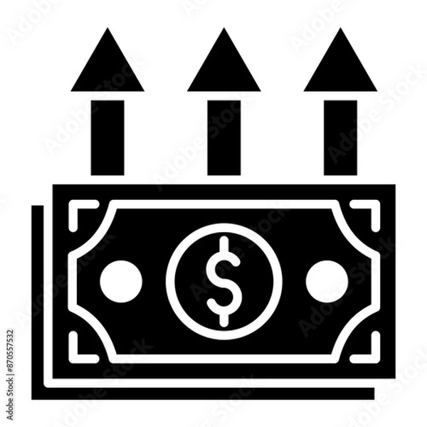 Obraz Gross Profit vector icon. Can be used for Credit And Loan iconset.
