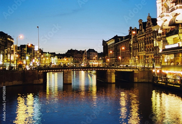 Obraz Night Amsterdam