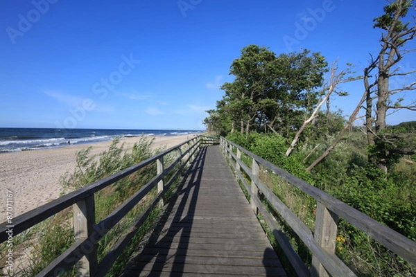 Obraz Kładka nad morzem