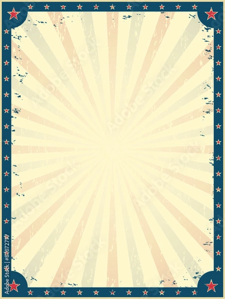 Obraz Vintage circus poster template.