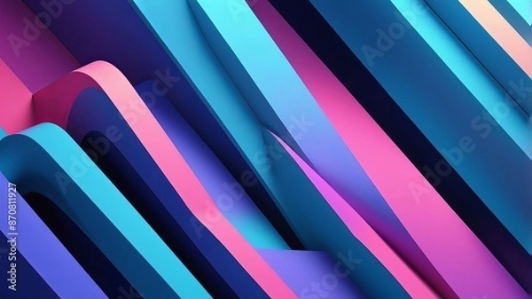 Fototapeta abstract 3d colorful background