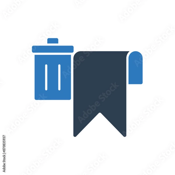 Obraz Delete Bookmark Icon