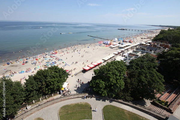 Obraz Plaża Kołobrzeg