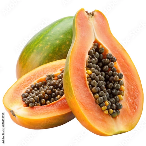 Obraz papaya isolated on white