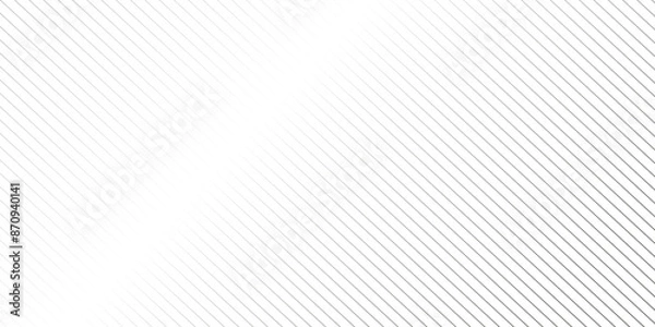 Obraz Abstract background wave line elegant white striped diagonal line technology concept web texture. Vector gradient gray line pattern Transparent monochrome striped texture, minimal background.