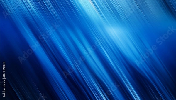 Fototapeta Blue color gradient wallpaper. Mixed motion blur. Abstract lines background.