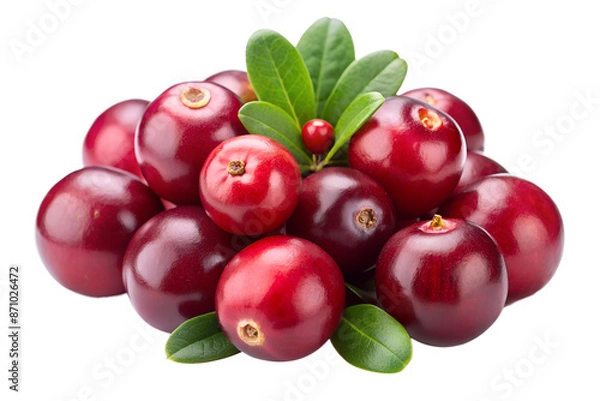 Obraz A Vibrant of Fresh Cranberries