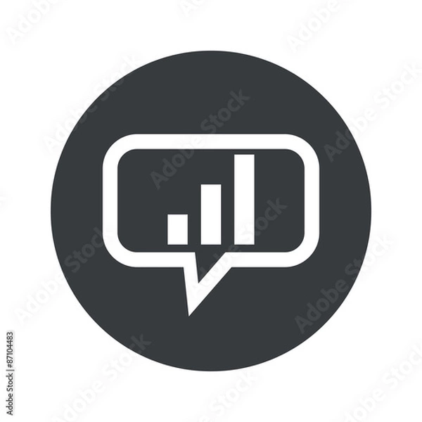 Fototapeta Round volume scale dialog icon