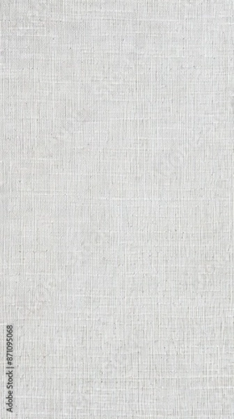 Fototapeta High-resolution white linen canvas texture, perfect for graphic design backgrounds
