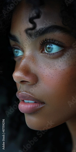 Obraz close up portrait of a woman