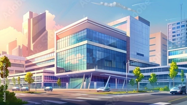Obraz Modern Hospital Structure