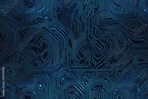 Fototapeta Abstract backdrop embracing the essence of technology, cyber futuristic