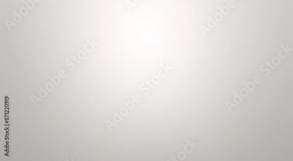 Obraz Glänzender silberner, schlichter Hintergrund. Glatte metallische hellblaue Textur. Abstrakte Illustration mit Aufflackern und Schattierungen.	