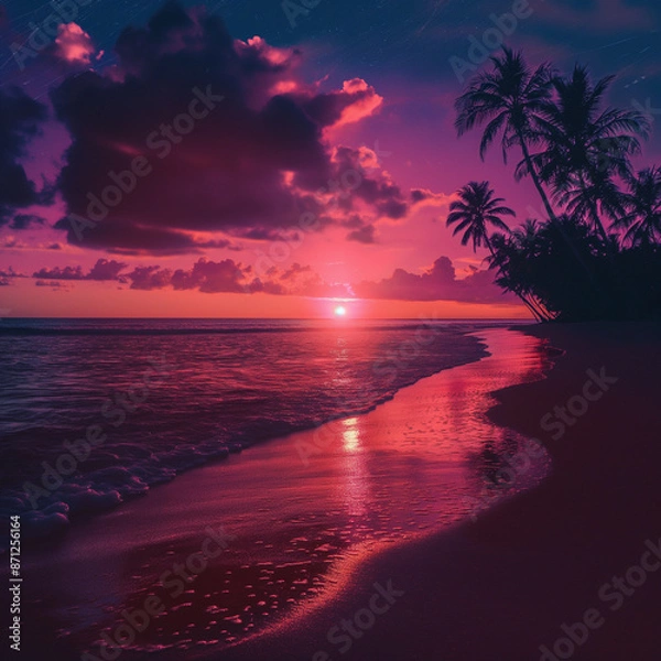 Obraz Neon Reach Tree