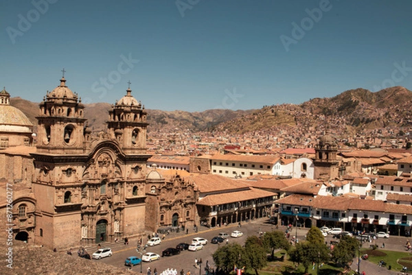 Obraz view of the city of Cusco
