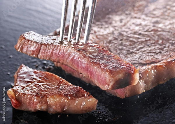 Obraz Stek teppanyaki zamyk