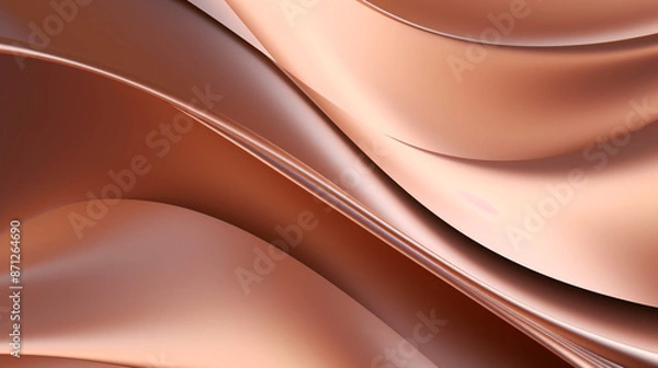 Fototapeta "Empty abstract rose gold background replicating the sophistication of luxurious elegance