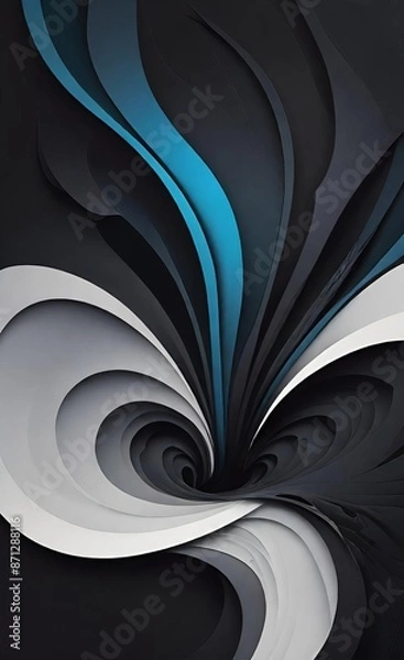 Fototapeta abstract background with swirls