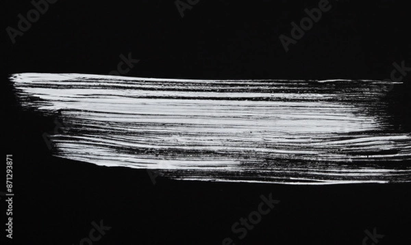 Obraz Brushstroke with black background