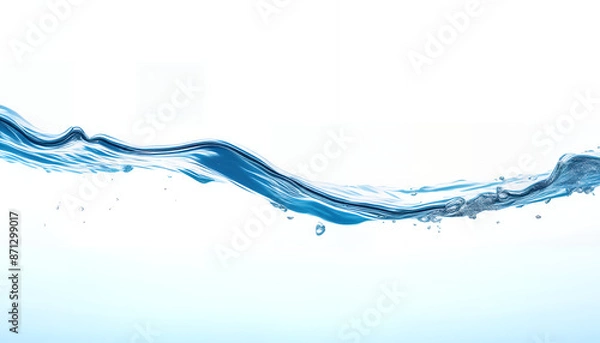 Fototapeta 시원한 물결 패턴 무늬-ppt배경(Cool Waves Pattern Motifs PPT Background)