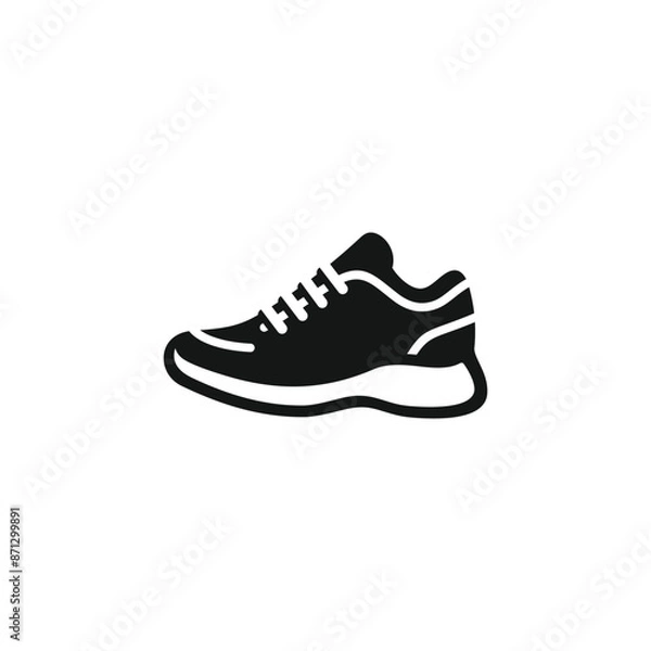 Obraz Shoes icon vector. EPS 10 editable vector