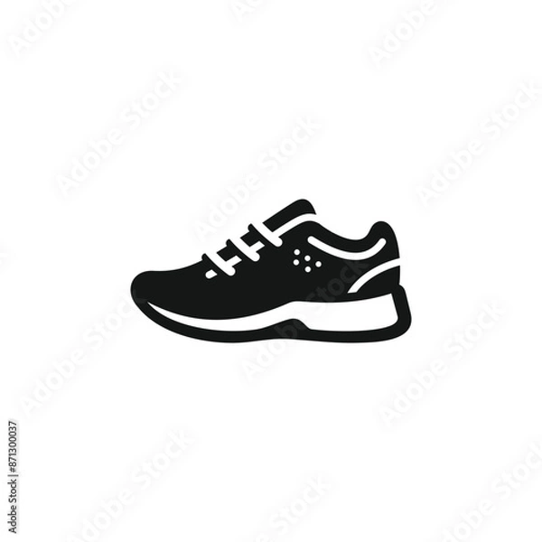 Fototapeta Shoes icon vector. EPS 10 editable vector