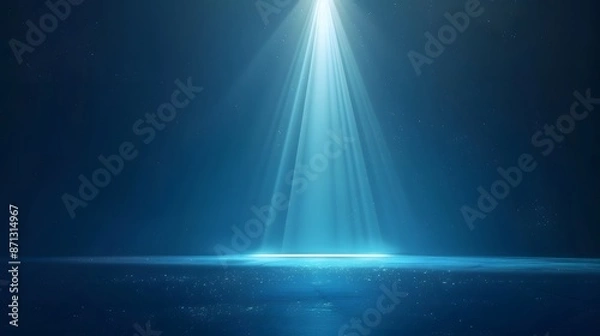 Fototapeta blue blank splash background