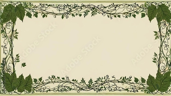 Fototapeta Green Leaves Flame Copy Space Background Perfect for nature-themed designs, environmental concepts, and more. Center your message against this lush backdrop of green foliage.