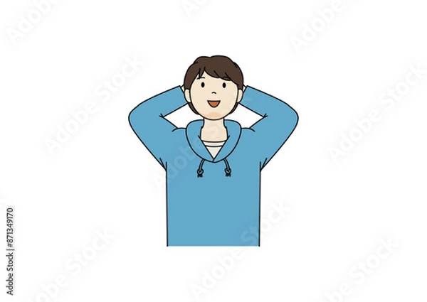 Fototapeta 夢見る少年