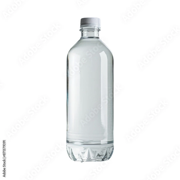 Obraz Plastic Water Bottle Isolated On White background
