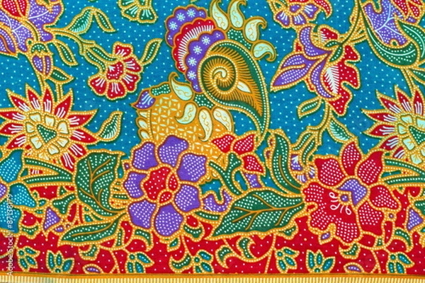 Obraz Colorful of pattern texture of general traditional thai style native fabric weave