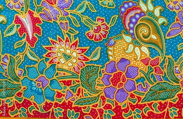 Obraz Colorful of pattern texture of general traditional thai style native fabric weave