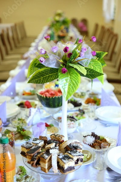 Fototapeta Sala weselna