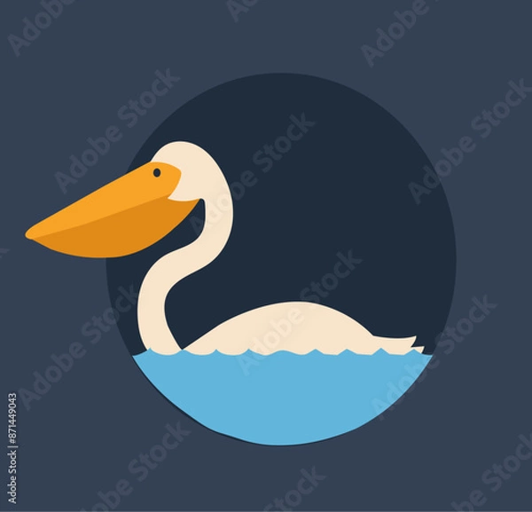 Obraz A beautiful 3D duck.