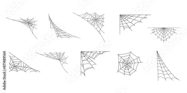 Obraz Halloween Spider Web SET