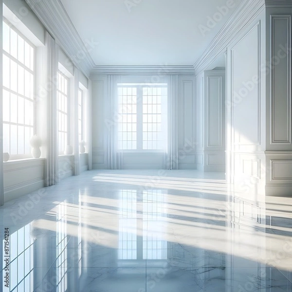 Fototapeta empty room interior