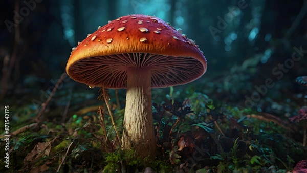 Fototapeta mushroom in forest