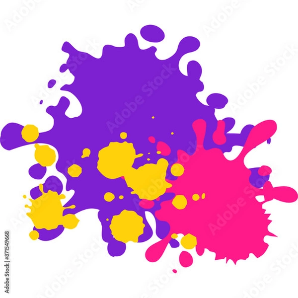 Obraz Colorfull Ink Splash