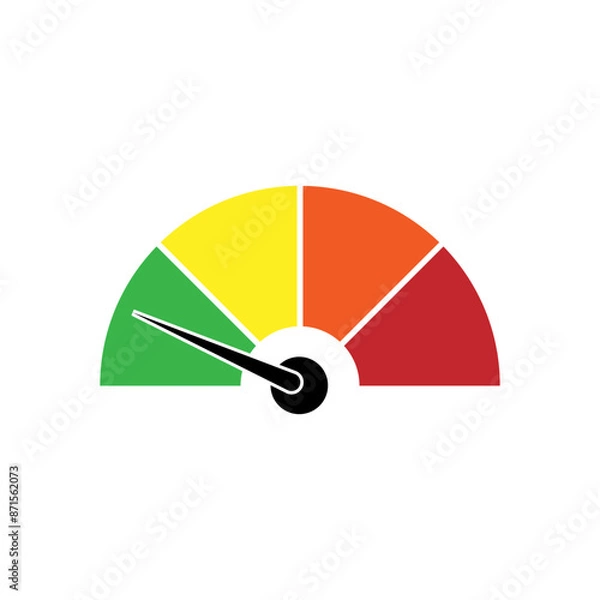 Obraz Low Risk Icon. Parameter, Indicator Symbol. 