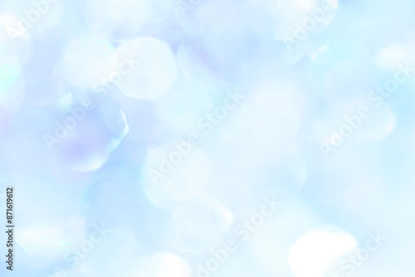 Obraz Soft light blue shimmering background　淡い水色のキラキラした背景