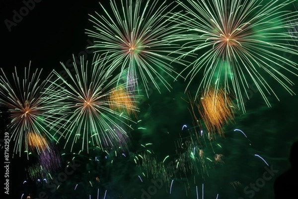 Fototapeta Night sky in abstract 