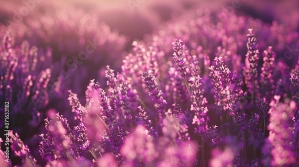 Obraz Blooming Lavender Field in Spring