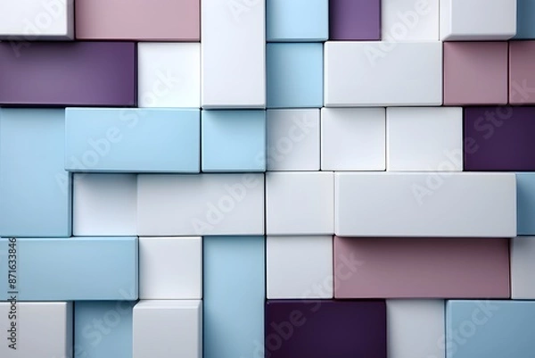 Fototapeta Abstract squares pattern design