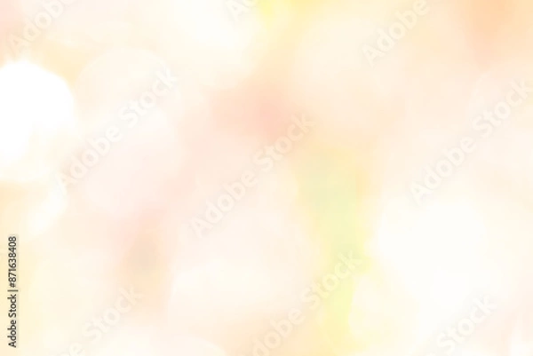 Obraz Light gentle orange gradient background（淡いふわっとしたやさしいオレンジ色の背景）
