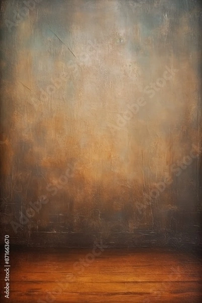 Fototapeta Old master portrait background. Oil painting texture photography backdrop