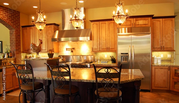 Obraz Beautiful Family Kitchen