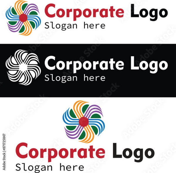 Obraz Corporate Logo mock-up
