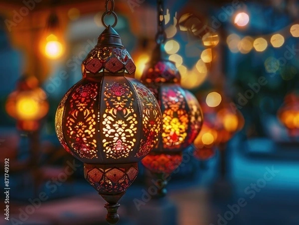 Fototapeta Colorful Ceiling Lighting