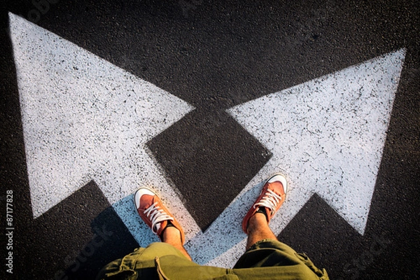 Obraz Koncepcja dylematu